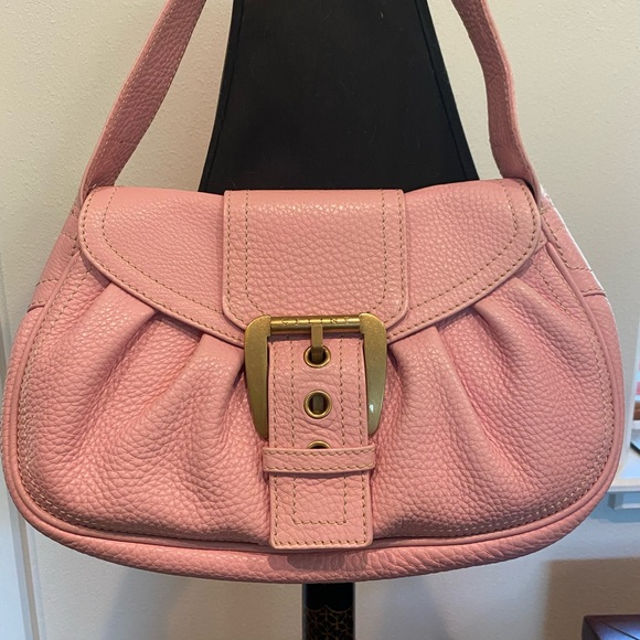 CELINE Leather PARIS MACADAM Logo plate Top Handle Shoulder Bag PREOWNED - Picture 10 of 16